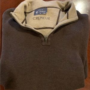 Size XL Cremieux brown pullover. Like new.